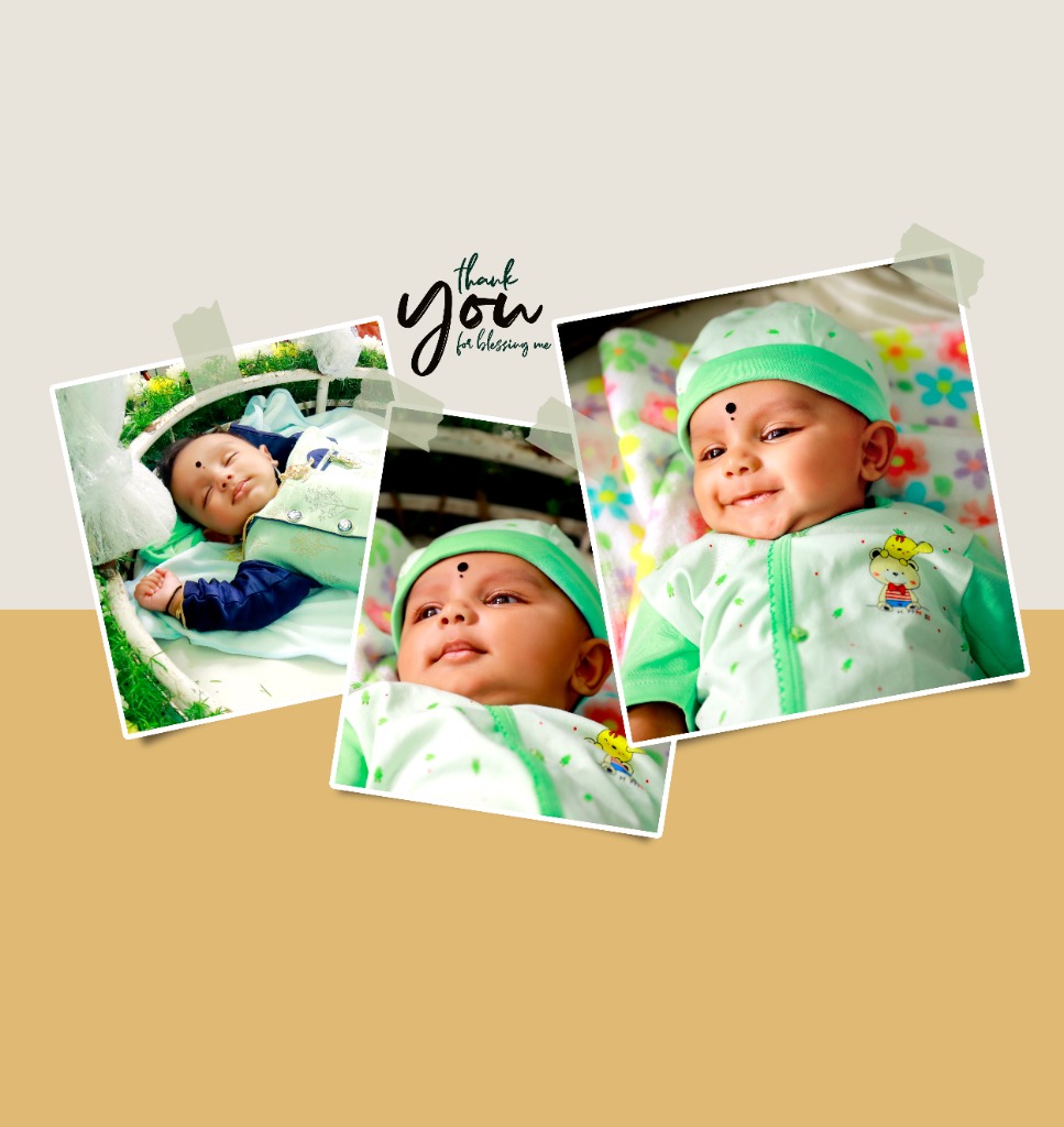 Krithik Cradle Ceremony - Thank You For Blessing Me