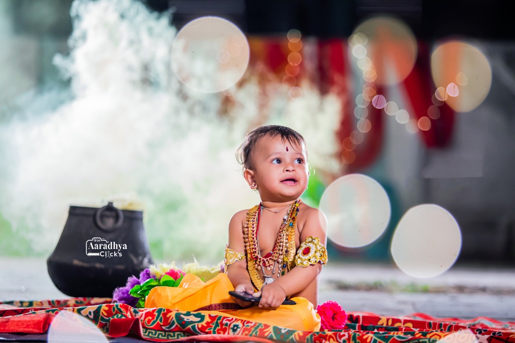 Little Krishna Butter Pot Shoot