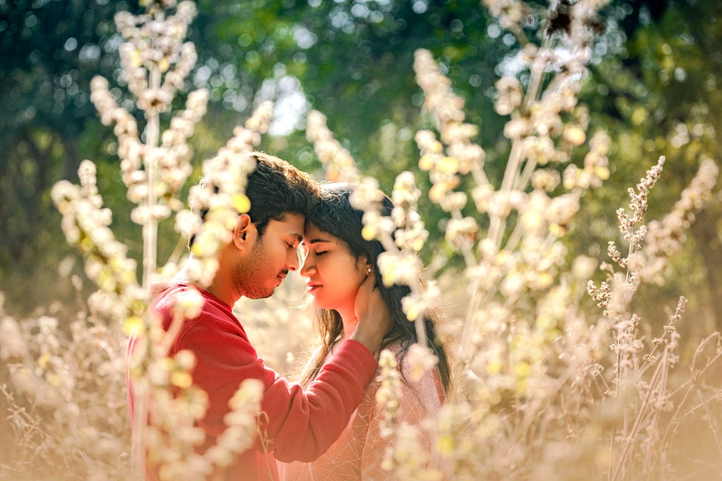 Sunlit Floral Golden Romance