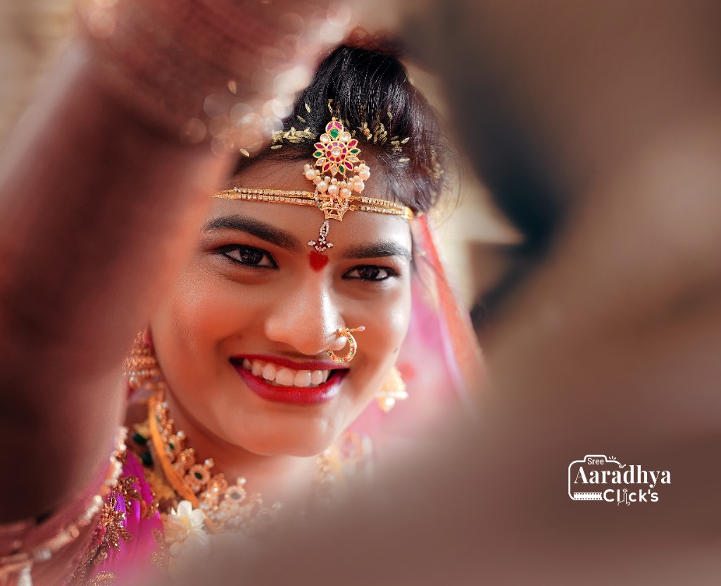 Traditional South Indian Bride Portrait